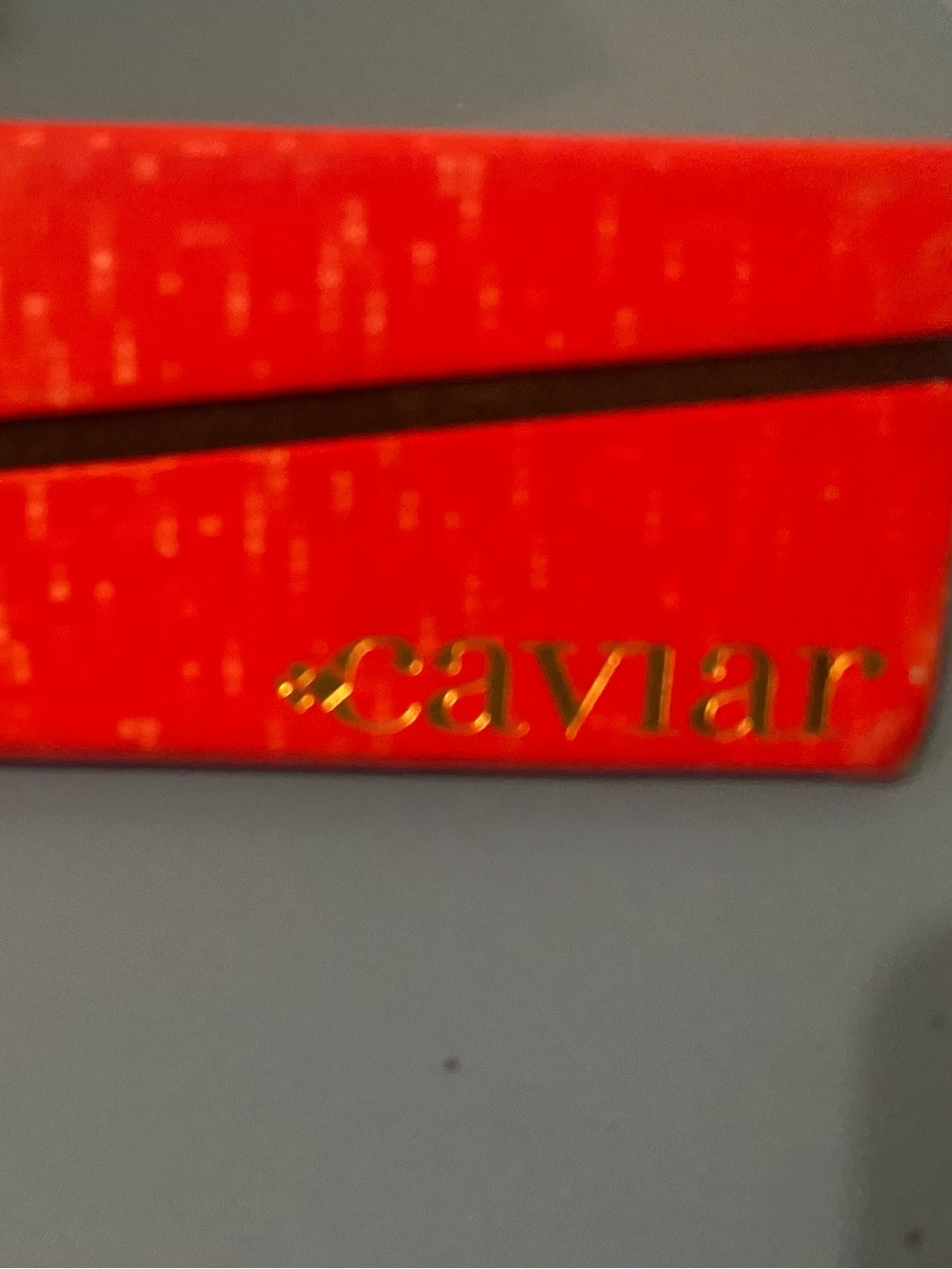 Caviar Red Jewelry Box – Luxury Gift Case